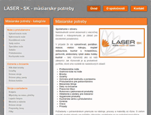 Tablet Screenshot of laser-sk.com